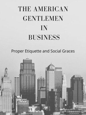 cover image of American Gentlemen in Business